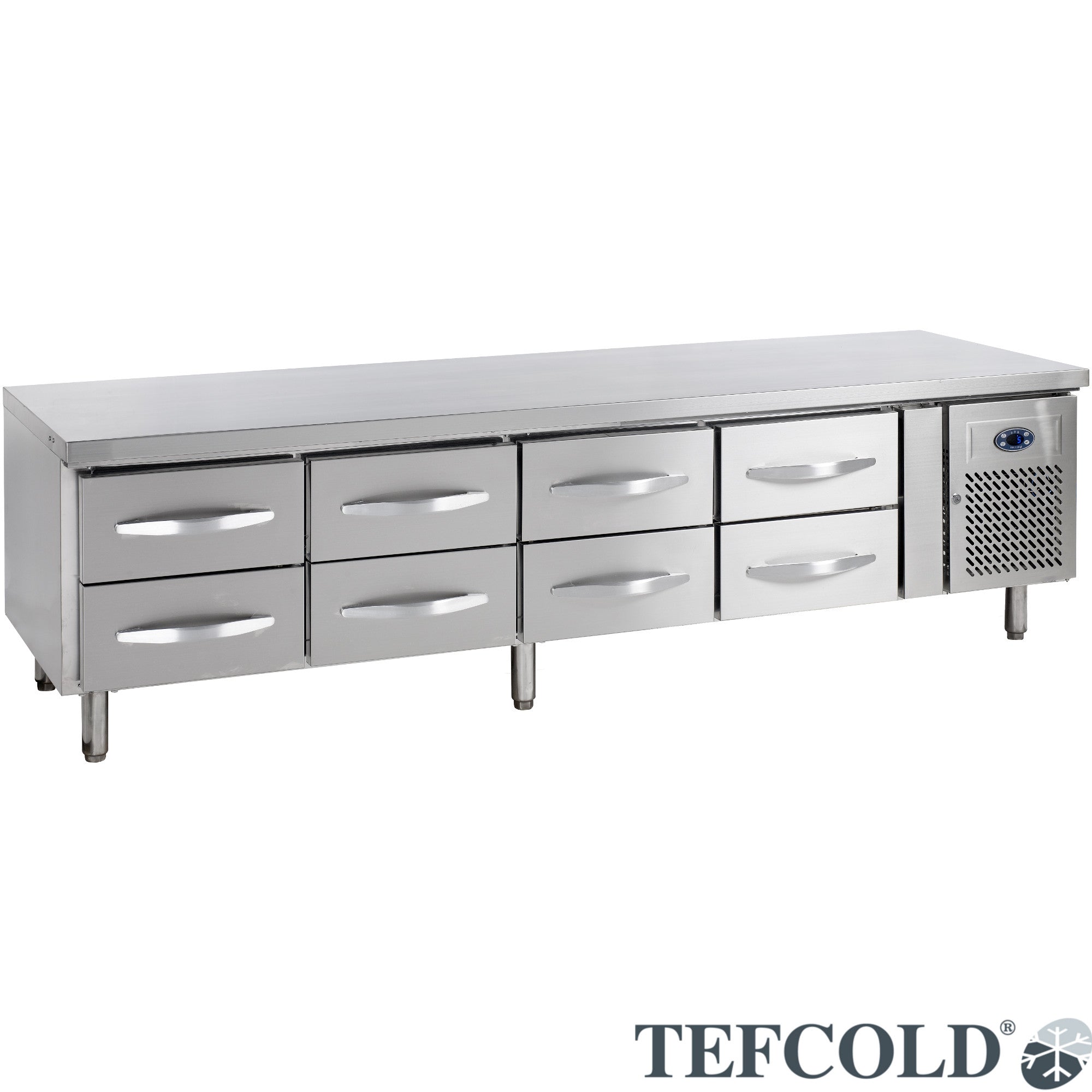 Grillkylbänk TEFCOLD 8 lådor