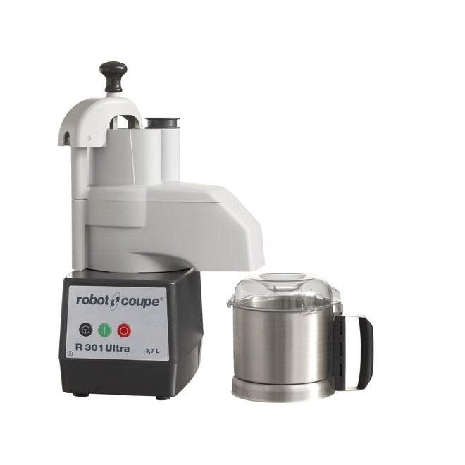 Robot Coupe R301 Ultra – Snabbhack & grönsaksskärare 2-i-1 | 3,7 liter